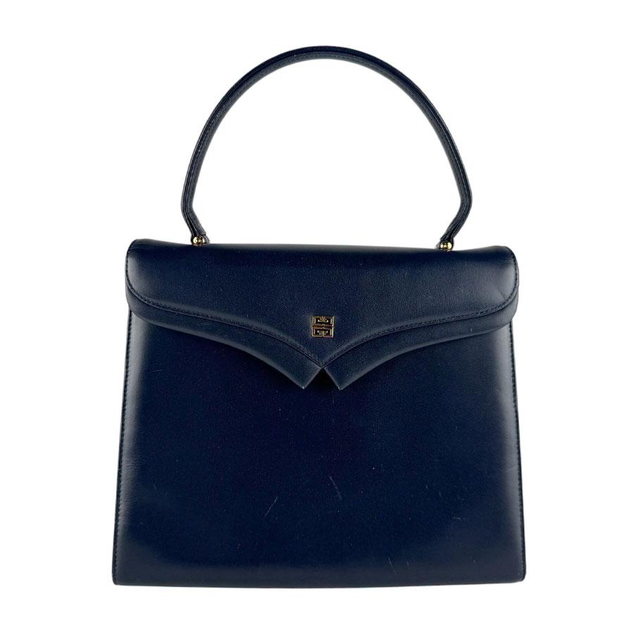 ジバンシィ GIVENCHY ハンドバッグ レザー ネイビー : ブランド