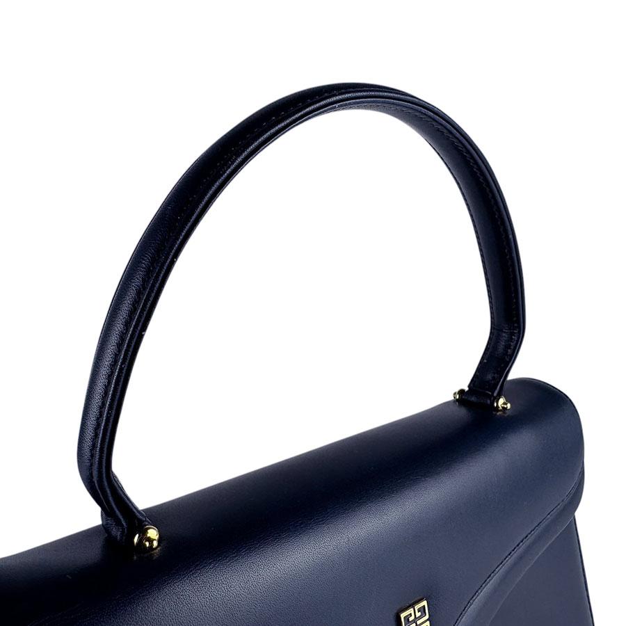 ジバンシィ GIVENCHY ハンドバッグ レザー ネイビー : ブランド