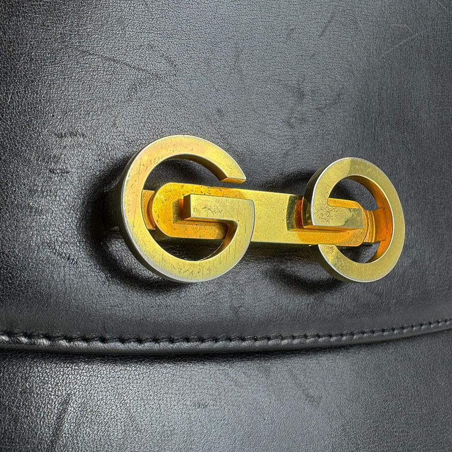 GUCCI（グッチ） ショルダーバッグ レザー ブラック : ブランド