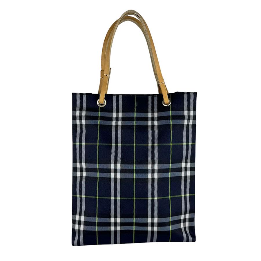 BURBERRY（バーバリー） ハンドバッグ ナイロンキャンバス ネイビー
