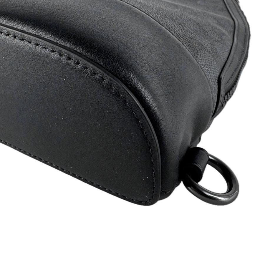 COACH（コーチ） ボディバッグ PVC/レザー ブラック/グレー : ブランド