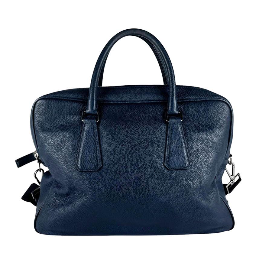 PRADA（プラダ） ハンドバッグ ショルダーバッグ レザー ネイビー