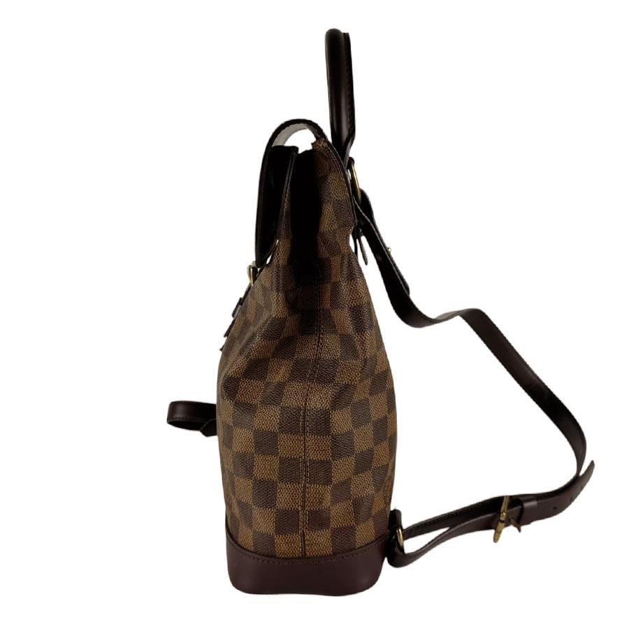 【訳あり】ルイヴィトン　ダミエ　ソーホー　リュック　ブラウン LOUIS VUITTON（ルイ・ヴィトン） ルイ ヴィトン リュック ダミエ