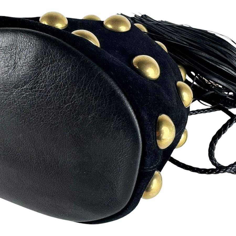 サンローラン SAINT LAURENT ショルダーバッグ スエード/メタル