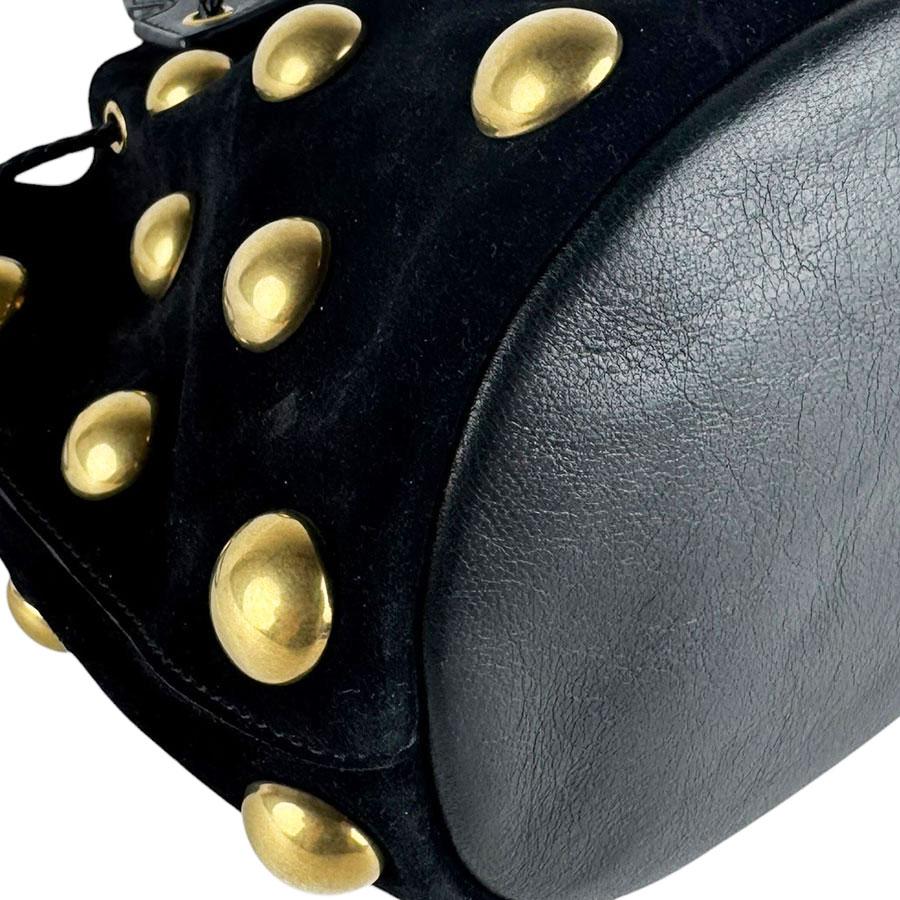 サンローラン SAINT LAURENT ショルダーバッグ スエード/メタル