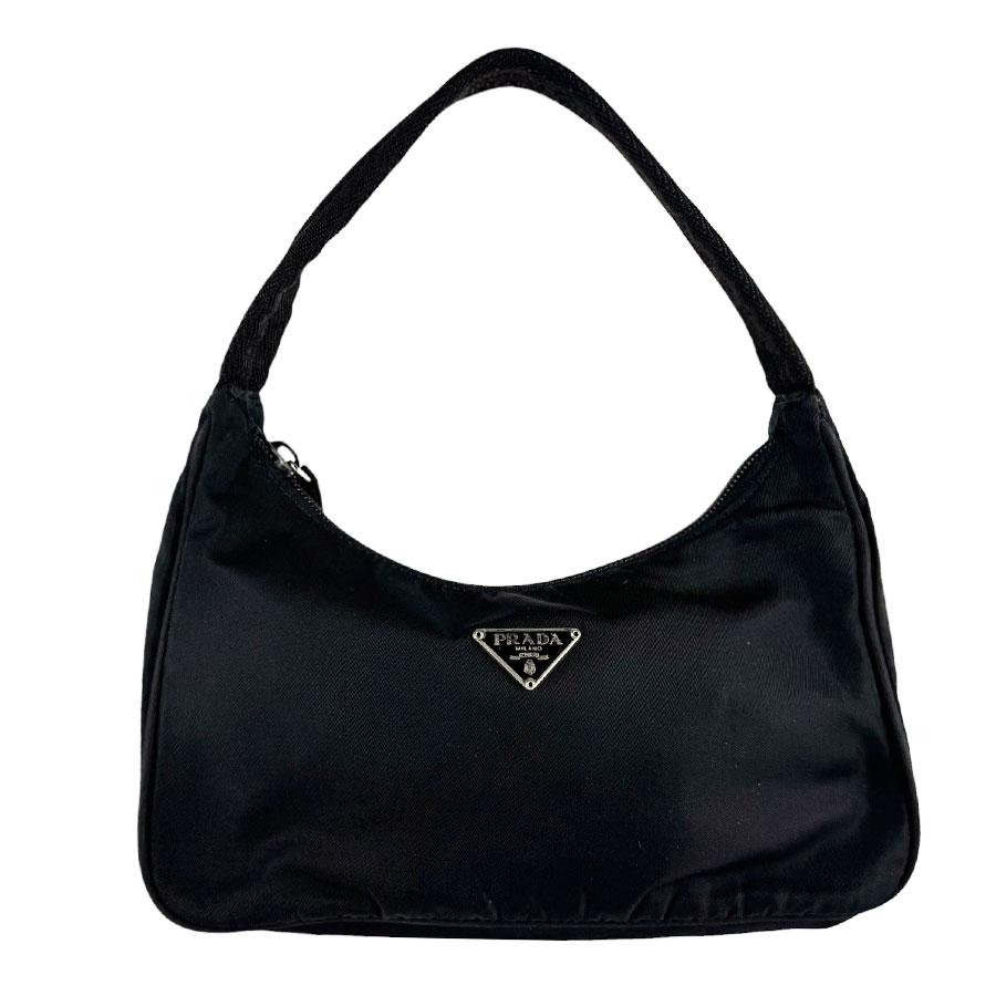 PRADA ハンドバッグ ブラック ナイロン PRADA（プラダ） ハンドバッグ ナイロン ブラック : ブランドバリュー