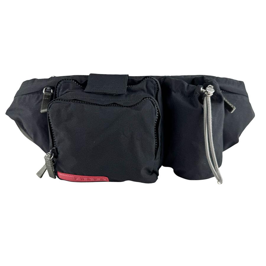 PRADASPORT☆プラダスポーツ☆ナイロン☆ボディバッグ☆ウエストバッグ☆黒 プラダスポーツ PRADA SPORTS ウエストバッグ ボディバッグ