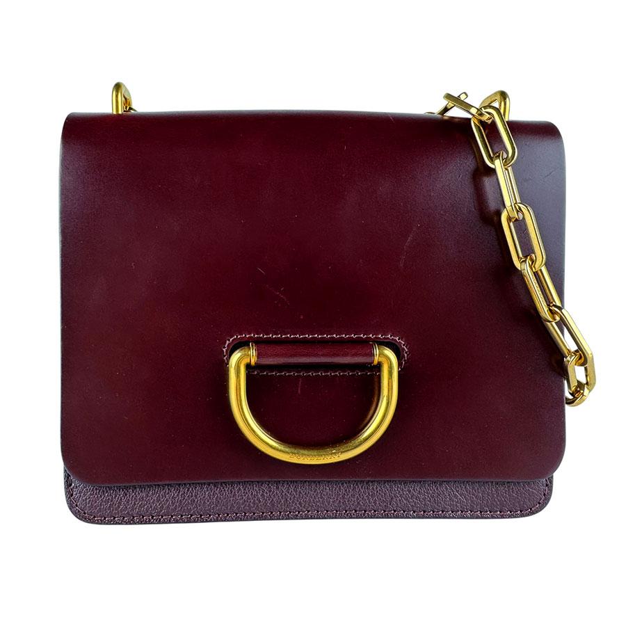 BURBERRY（バーバリー） ショルダーバッグ レザー ボルドー : ブランド 