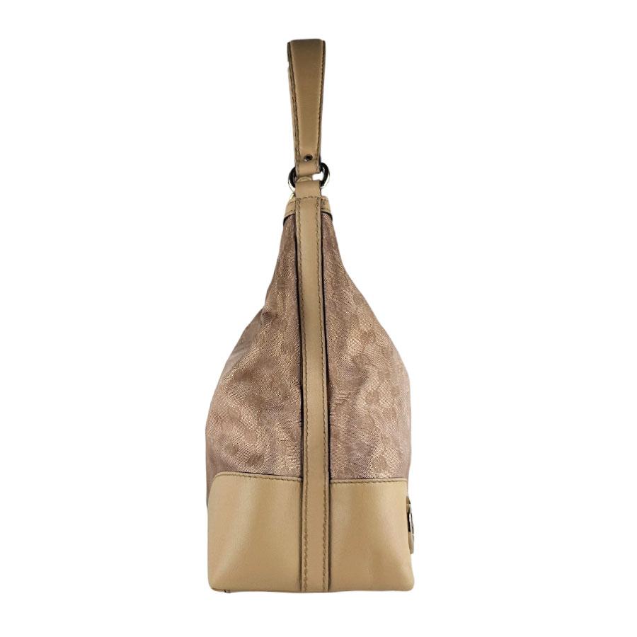 GUCCI（グッチ） ショルダーバッグ GGキャンバス メタリックピンク