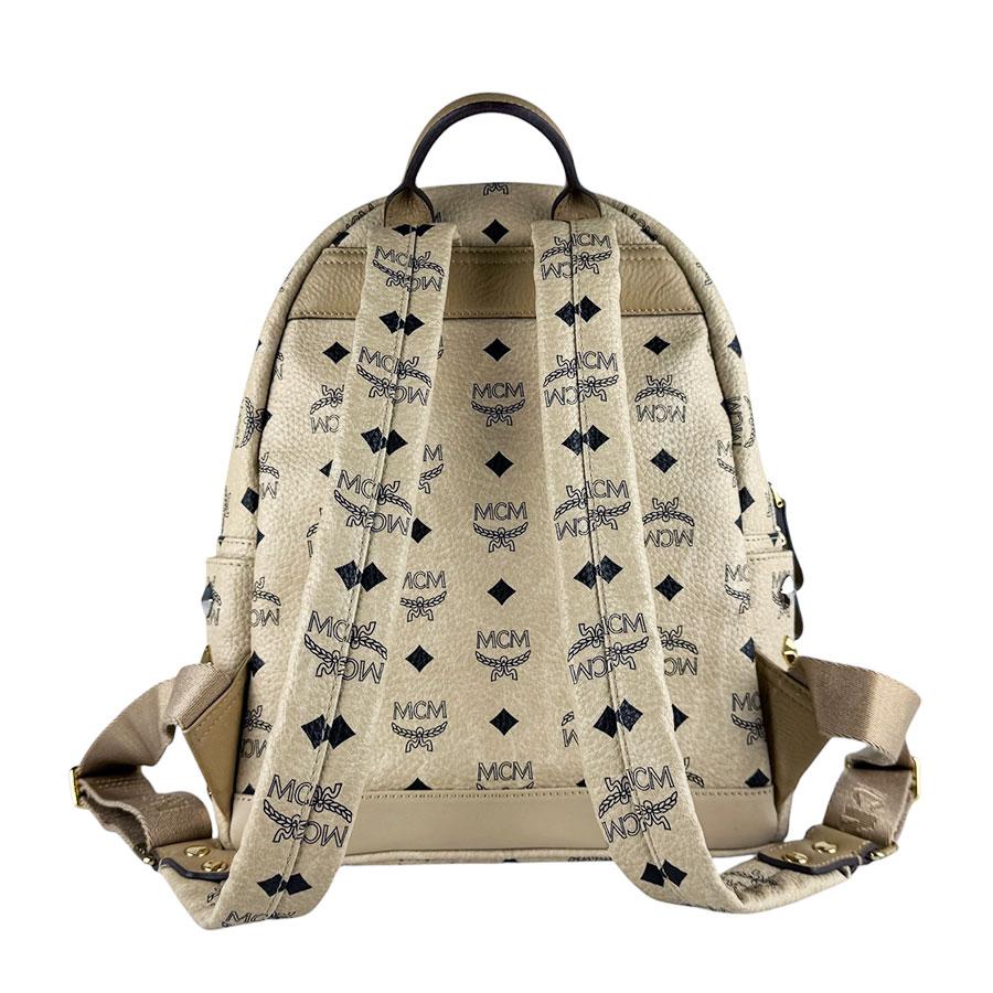 MCM（エムシーエム） エム シー エム リュック レザー ベージュ