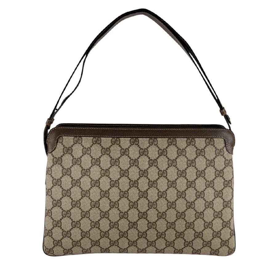 GUCCI（グッチ） ショルダーバッグ GGスプリームキャンバス ブラウン