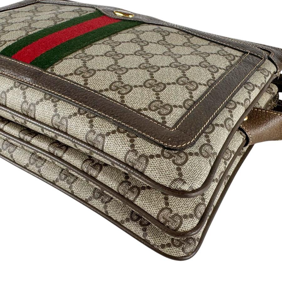 GUCCI（グッチ） ショルダーバッグ GGスプリームキャンバス ブラウン