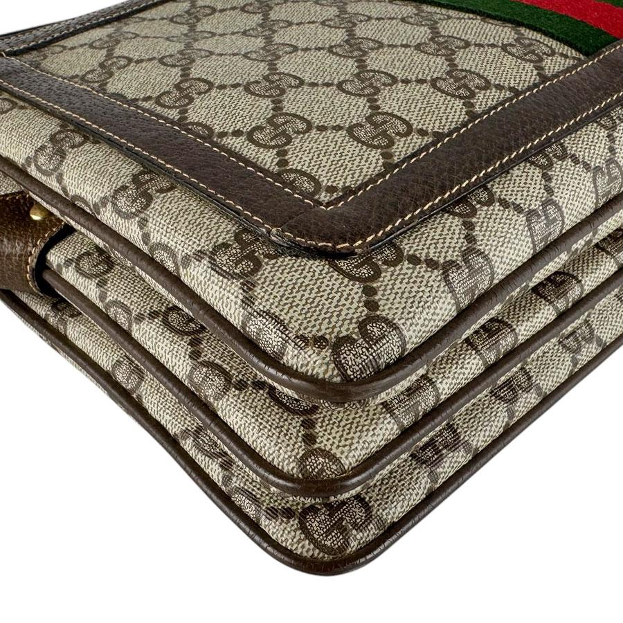 GUCCI（グッチ） ショルダーバッグ GGスプリームキャンバス ブラウン