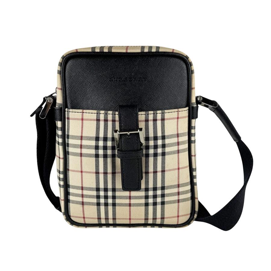BURBERRY（バーバリー） 斜め掛けショルダーバッグ キャンバス/レザー