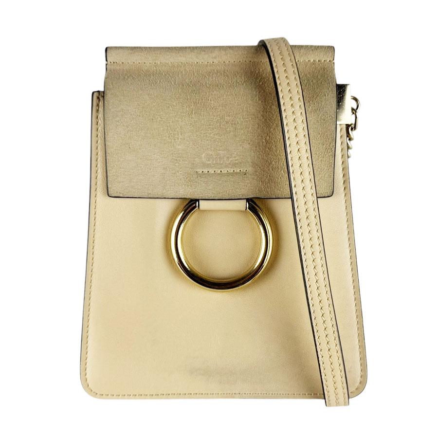 Chloe（クロエ） ショルダーバッグ フェイ レザー/スエード ベージュ