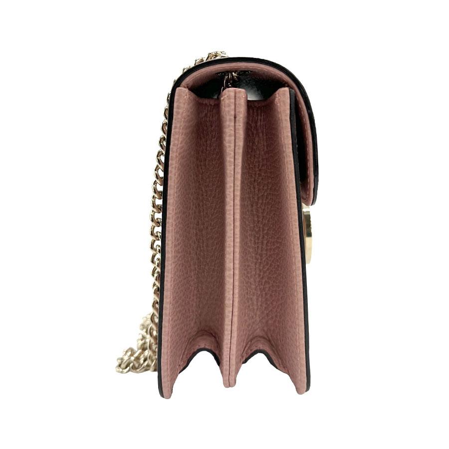 GUCCI（グッチ） ショルダーバッグ インターロッキングG レザー ピンク