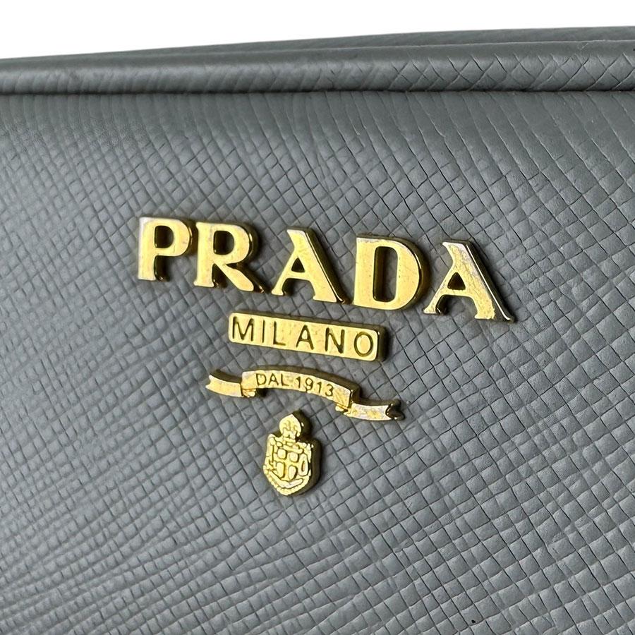 PRADA（プラダ） ショルダーバッグ レザー グレー : ブランドバリュー