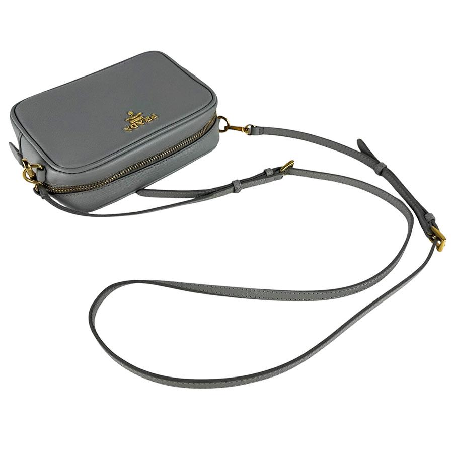 PRADA（プラダ） ショルダーバッグ レザー グレー : ブランドバリュー