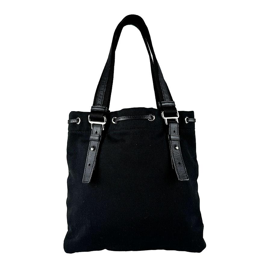 SAINT LAURENT ブラック ハンドバッグ サンローラン SAINT LAURENT ハンドバッグ キャンバス ブラック