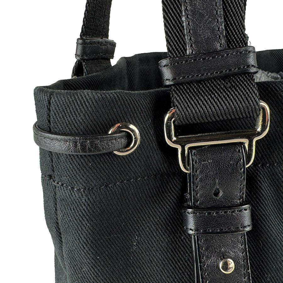 サンローラン SAINT LAURENT ハンドバッグ キャンバス ブラック