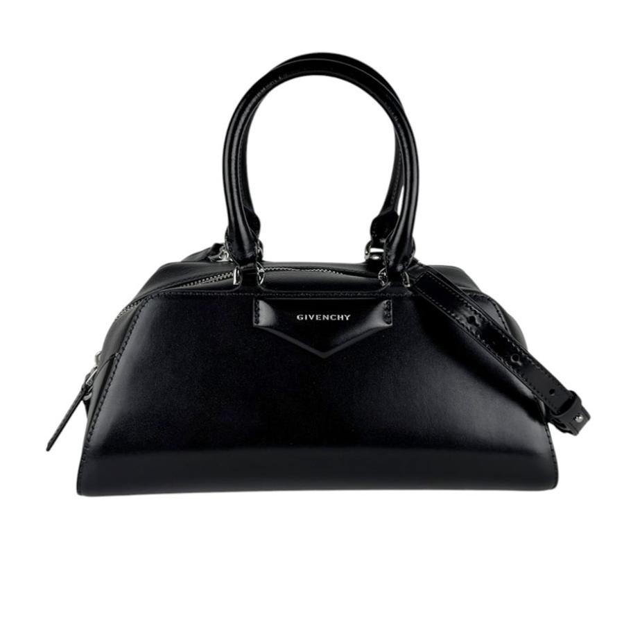 GIVENCHY ハンドバッグ ブラック レザー ジバンシィ GIVENCHY ハンドバッグ ショルダーバッグ アンティゴナ