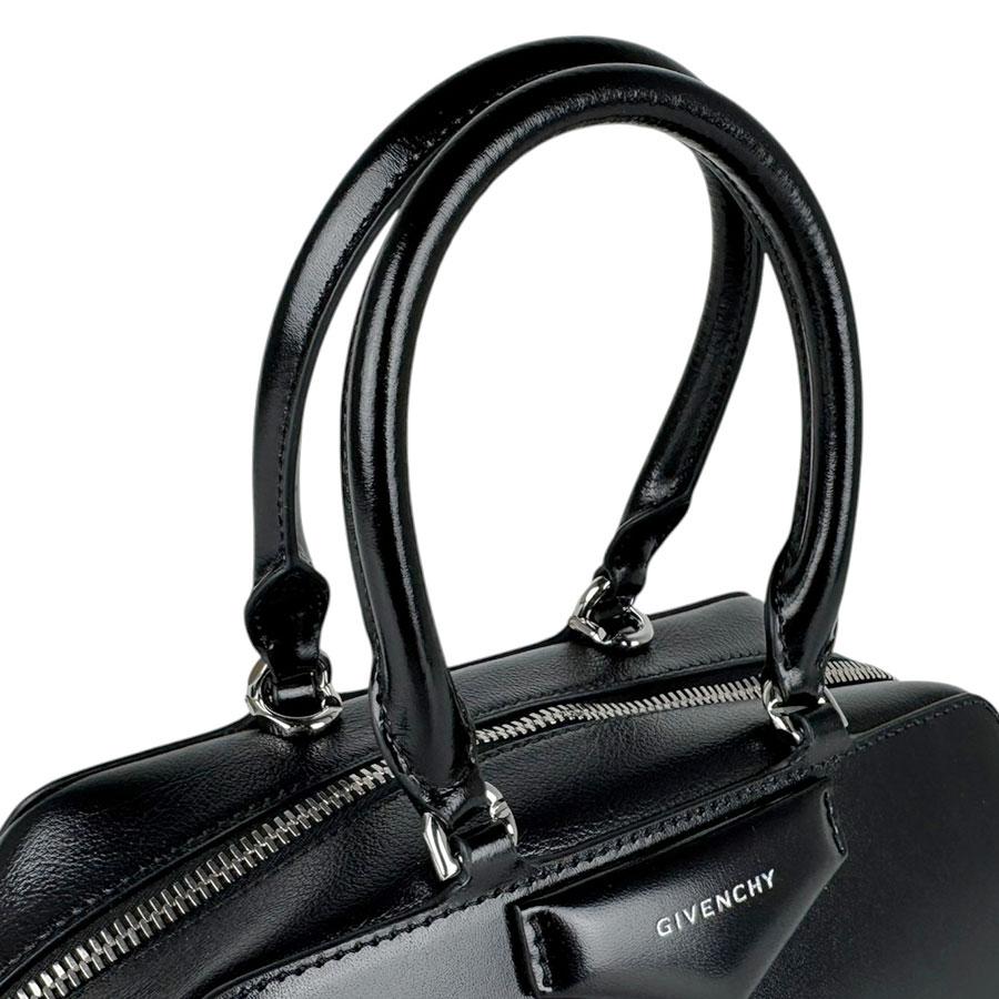 GIVENCHY ハンドバッグ ブラック レザー ジバンシィ GIVENCHY ハンドバッグ ショルダーバッグ アンティゴナ