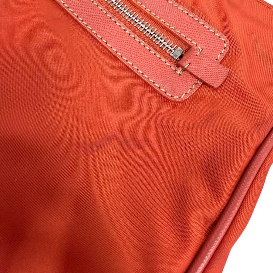 PRADA（プラダ） ショルダーバッグ ナイロン オレンジ : ブランド