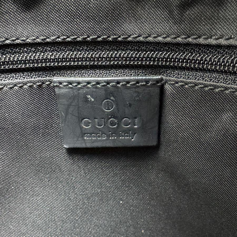 GUCCI（グッチ） ハンドバッグ バンブー ナイロンキャンバス ブラック