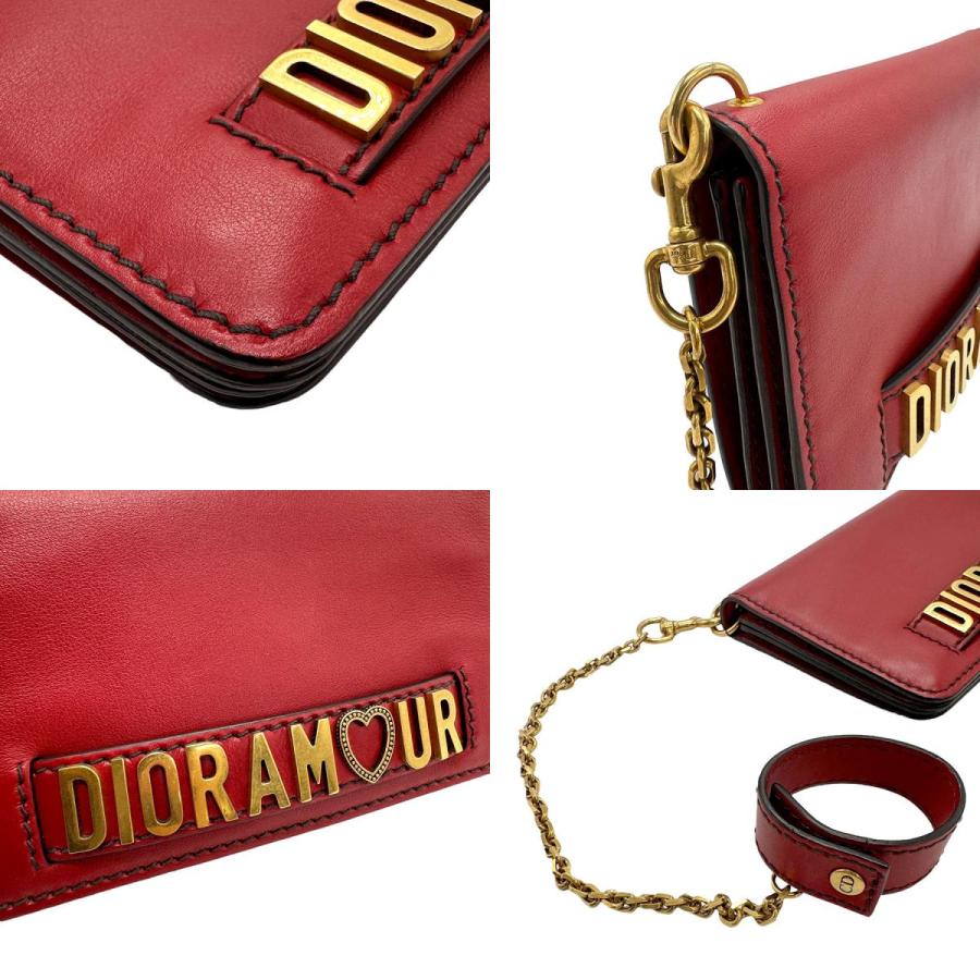 クリスチャンディオール Christian Dior 長財布 クラッチバッグ レザー