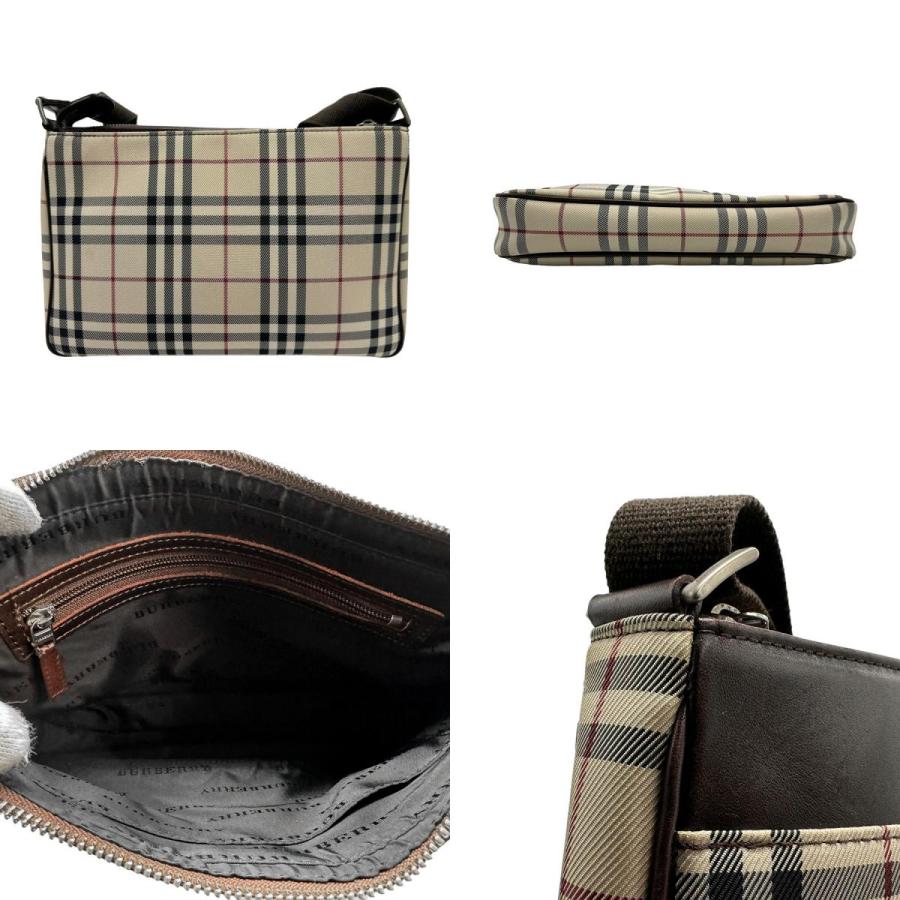 BURBERRY（バーバリー） ショルダーバッグ ナイロン/レザー ブラウン