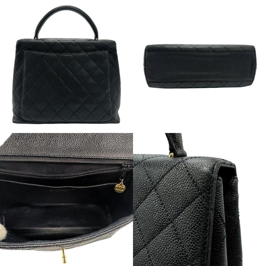 CHANEL（シャネル） ハンドバッグ キャビアスキンレザー ブラック