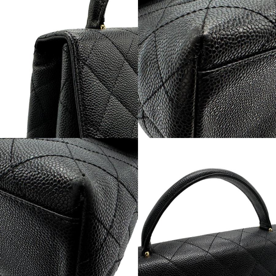 CHANEL（シャネル） ハンドバッグ キャビアスキンレザー ブラック