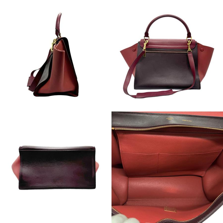 CELINE（セリーヌ） ショルダーバッグ ハンドバッグ トラペーズ レザー