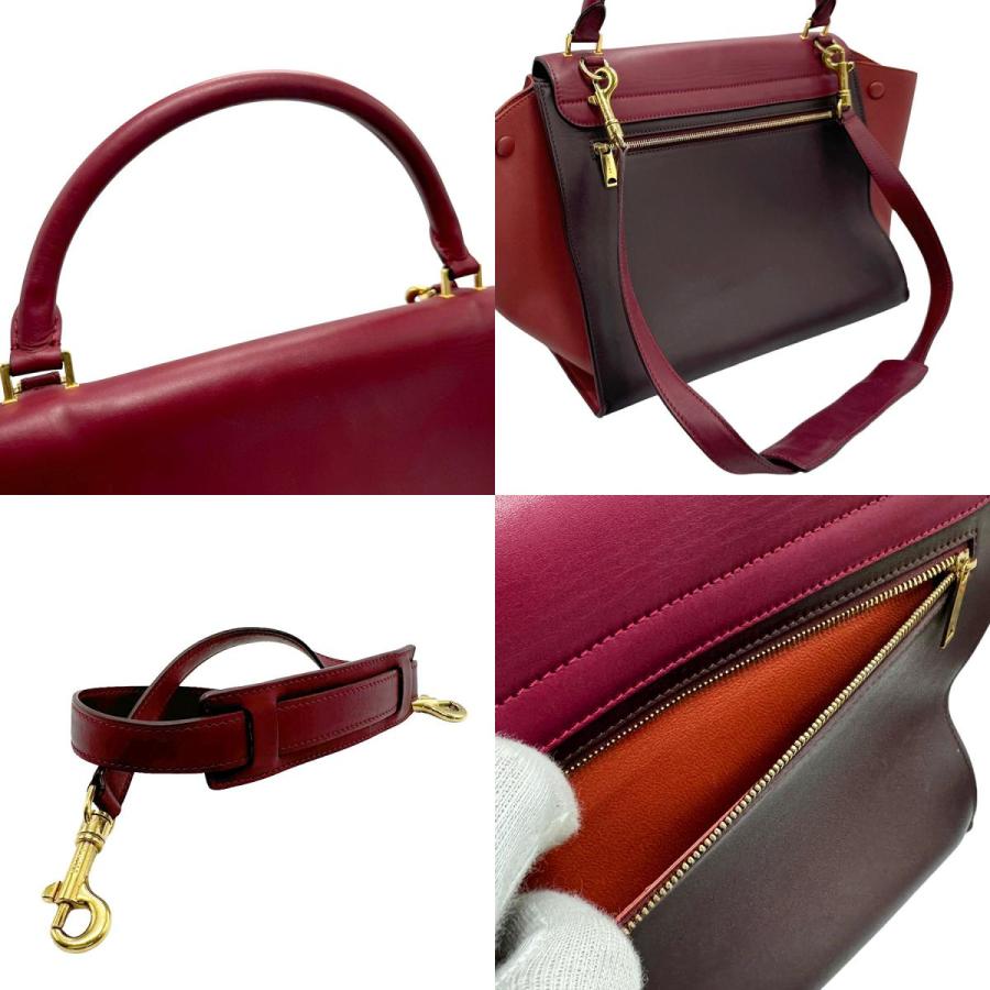 CELINE（セリーヌ） ショルダーバッグ ハンドバッグ トラペーズ レザー