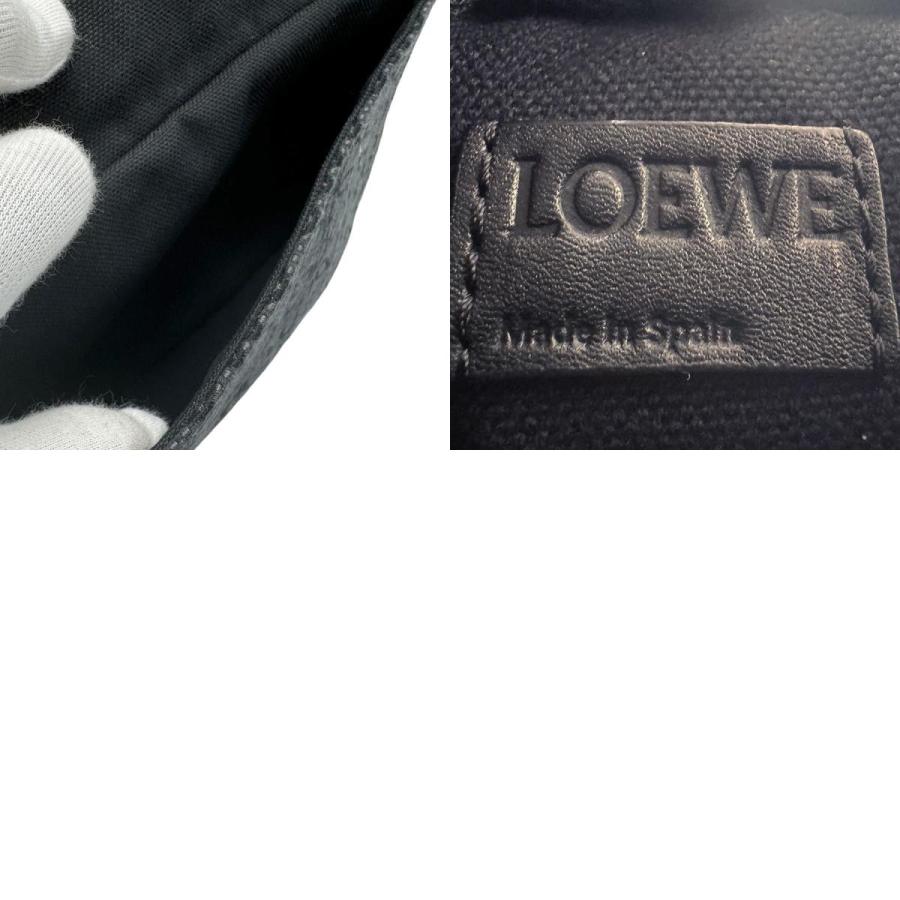 LOEWE（ロエベ） ショルダーバッグ アナグラム キャンバス ブラック