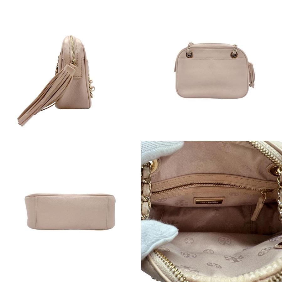 TORY BURCH（トリーバーチ） ショルダーバッグ レザー ピンクベージュ