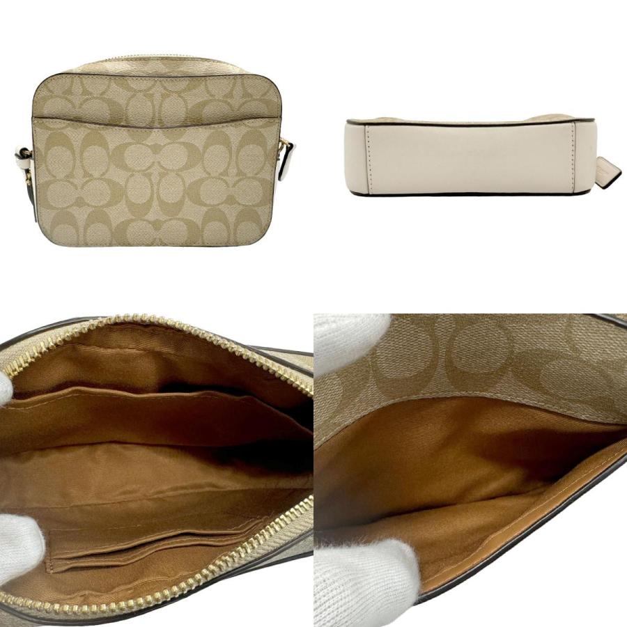 COACH（コーチ） ショルダーバッグ シグネチャー レザー ベージュ