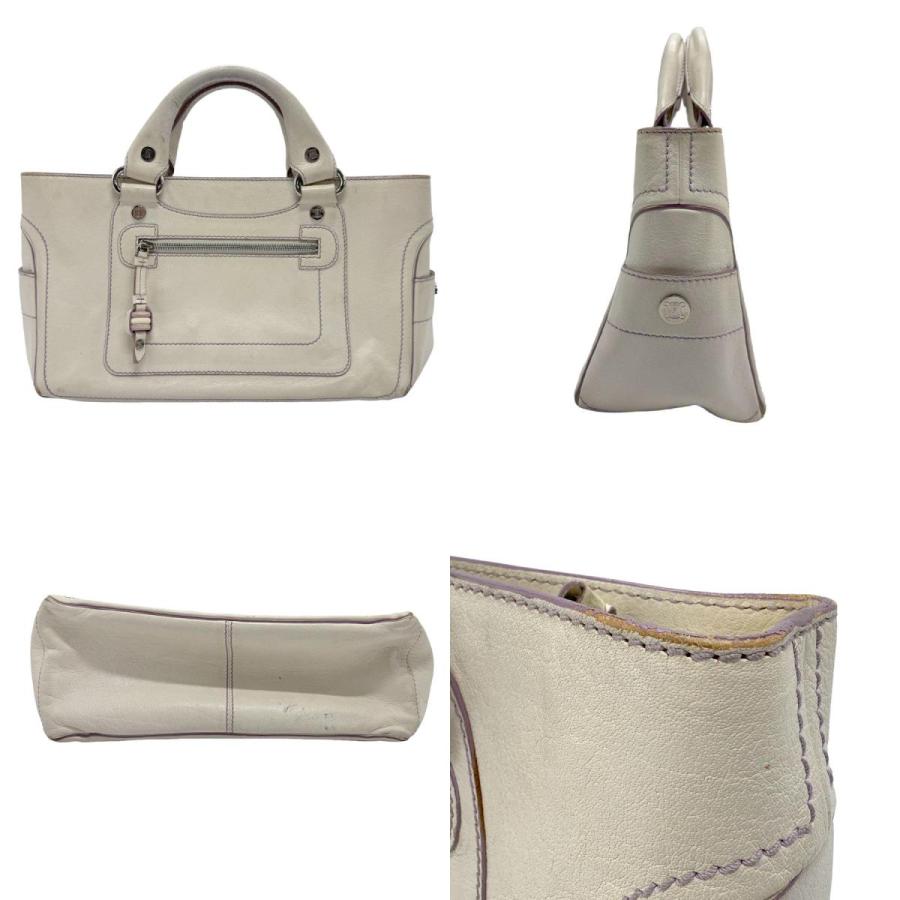 CELINE（セリーヌ） ハンドバッグ ブギーバッグ レザー ホワイト