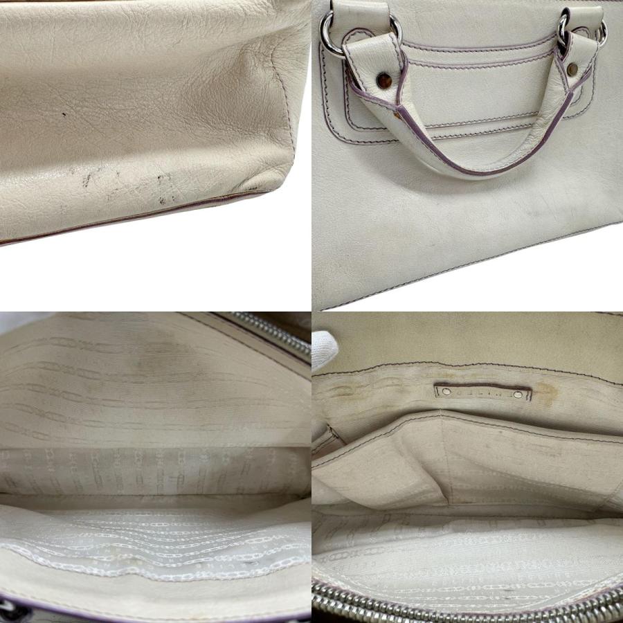 CELINE（セリーヌ） ハンドバッグ ブギーバッグ レザー ホワイト