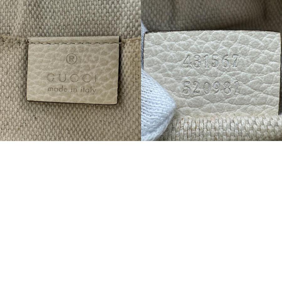 GUCCI（グッチ） ショルダーバッグ ソーホー レザー ネイビー×レッド