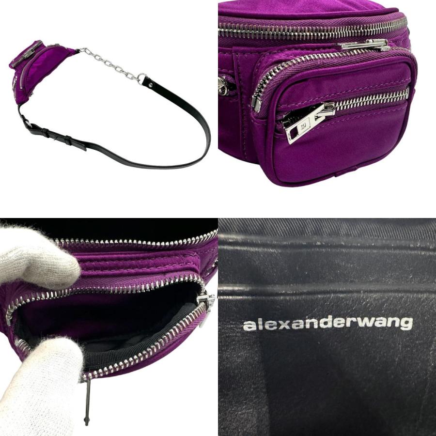 alexanderwang（アレキサンダー・ワン） ボディバッグ サテン/レザー