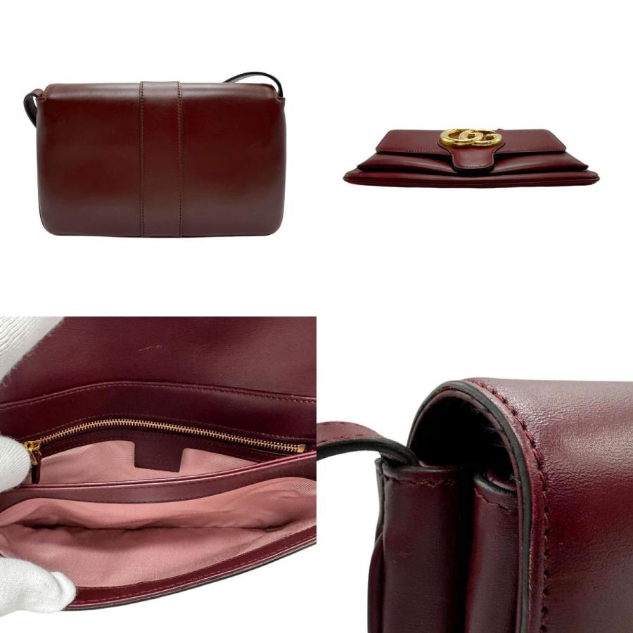GUCCI（グッチ） ショルダーバッグ アリースモール レザー ボルドー