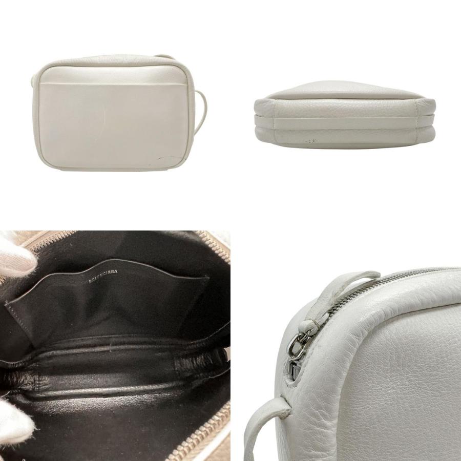 K*t様 BALENCIAGA ホワイトレザー ショルダーバッグ BALENCIAGA（バレンシアガ） 斜め掛けショルダーバッグ レザー