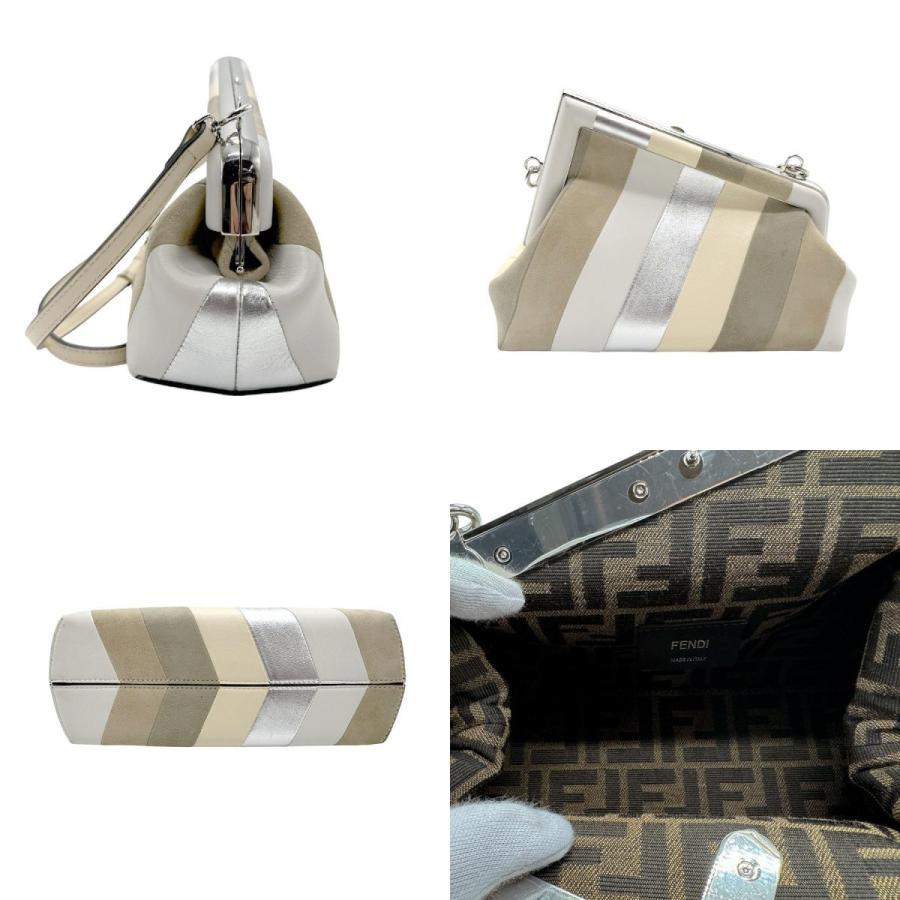 Fendi ショルダーバッグ ベージュ FENDI フェンディ バイザウェイ ショルダーバッグ レザー