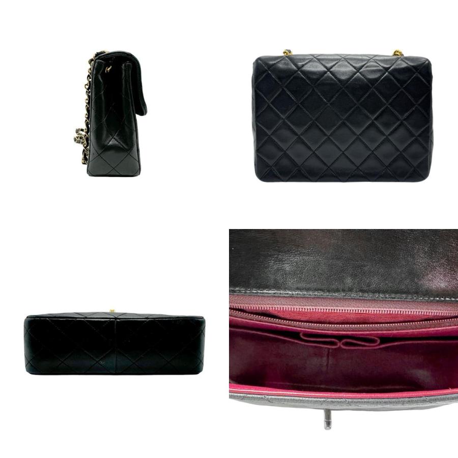 CHANEL（シャネル） ショルダーバッグ マトラッセ レザー ブラック