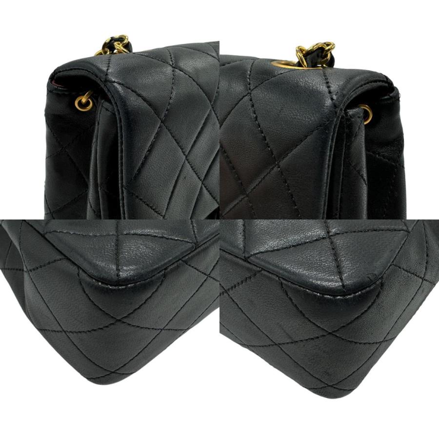 CHANEL（シャネル） ショルダーバッグ マトラッセ レザー ブラック