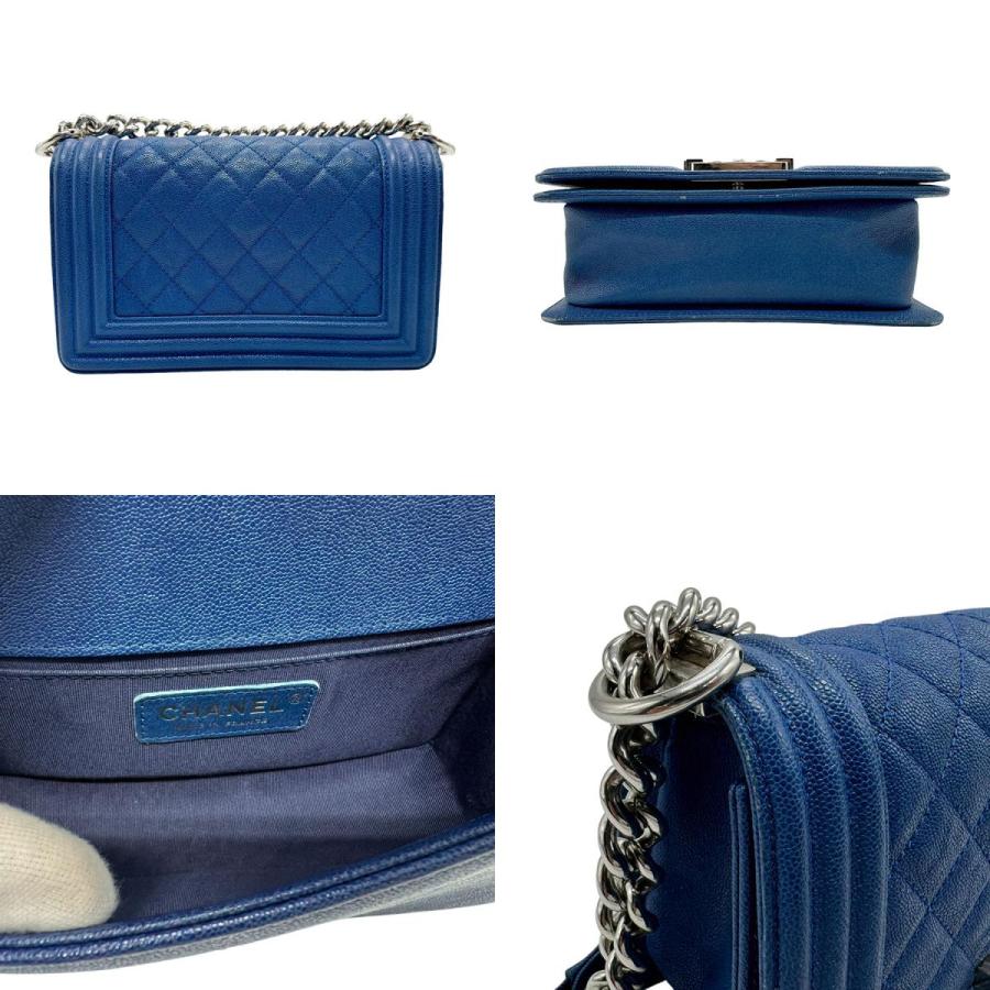 シャネル CHANEL ショルダーバッグ ボーイシャネル キャビアスキン  