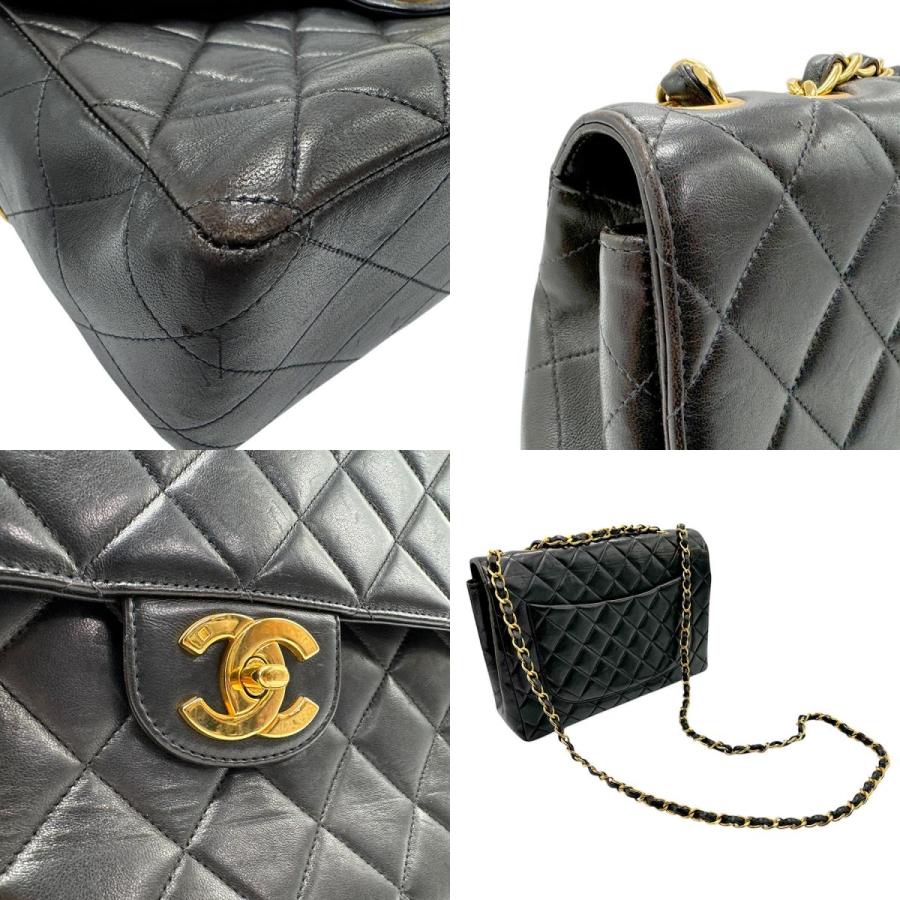 【正規品】美品　CHANEL マトラッセ 30 黒　ラムスキン シャネル マトラッセ ブラック ラムスキン ゴールド金具 - ブランド品