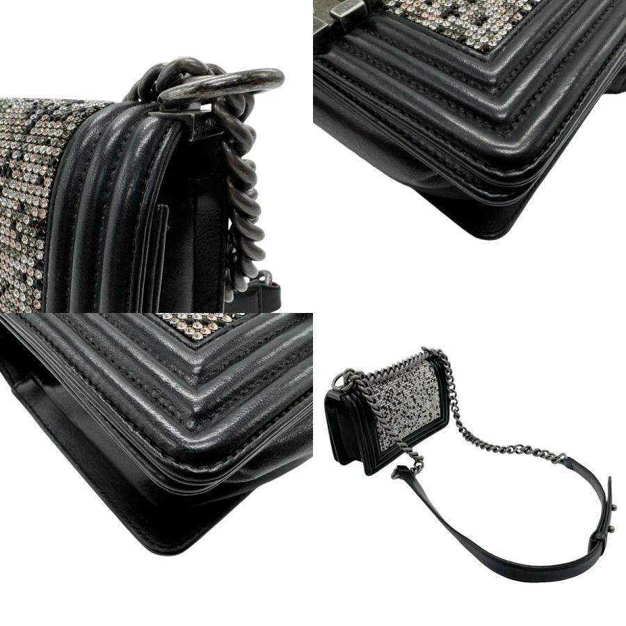 シャネル ボーイシャネル ライン ショルダーバッグ CHANEL（シャネル） ショルダーバッグ ボーイシャネル レザー/ライン
