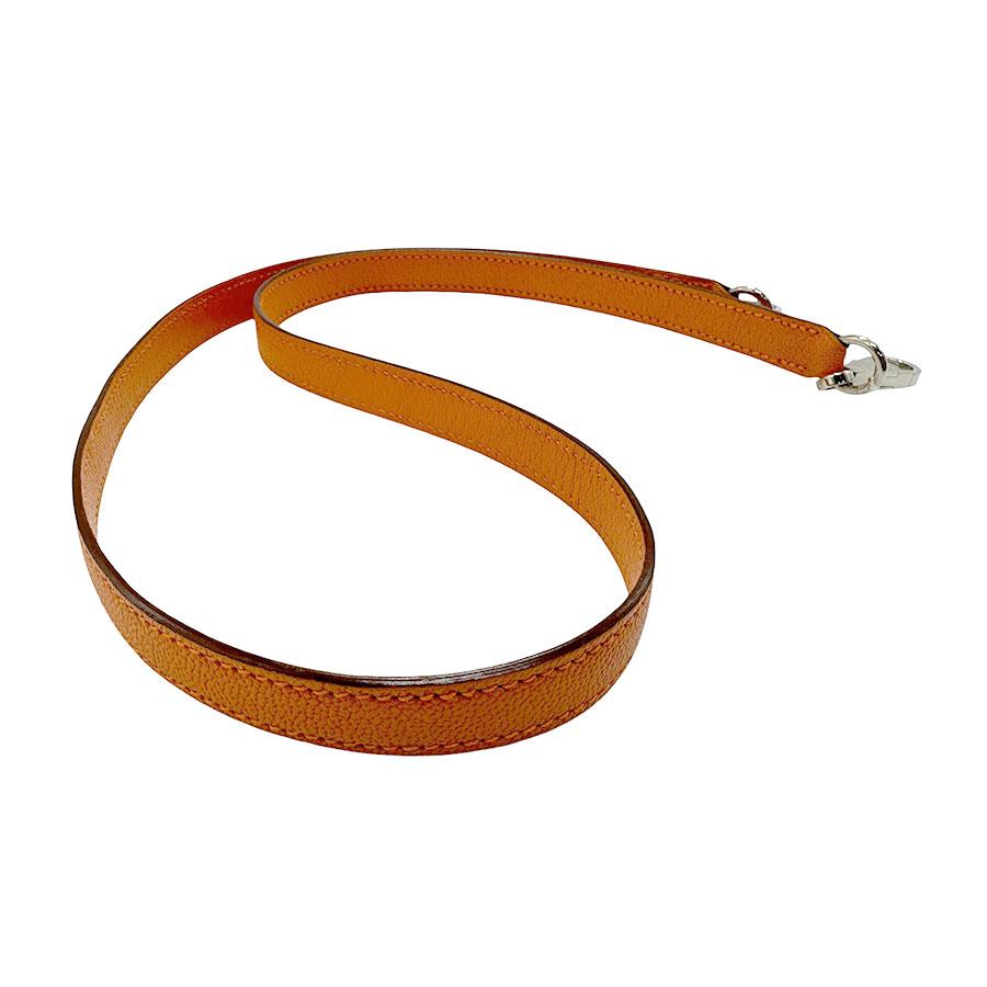 HERMES イプソレザー ストラップ オレンジ HERMES イプソレザー